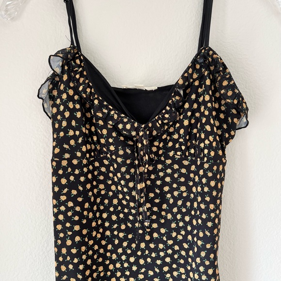 Black Floral Dress - L.A. Hearts | PacSun - Picture 2 of 4